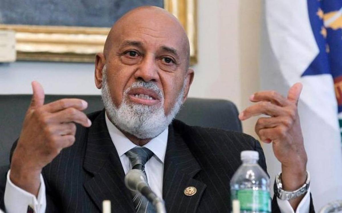 Rep. Alcee Hastings, D-Fla. speaks on Capitol Hill in Washington in 2010.