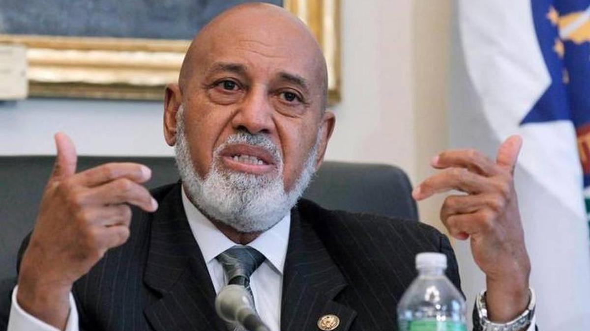 In this May 19, 2010, file photo, Rep. Alcee Hastings, D-Fla., speaks on Capitol Hill in Washington.