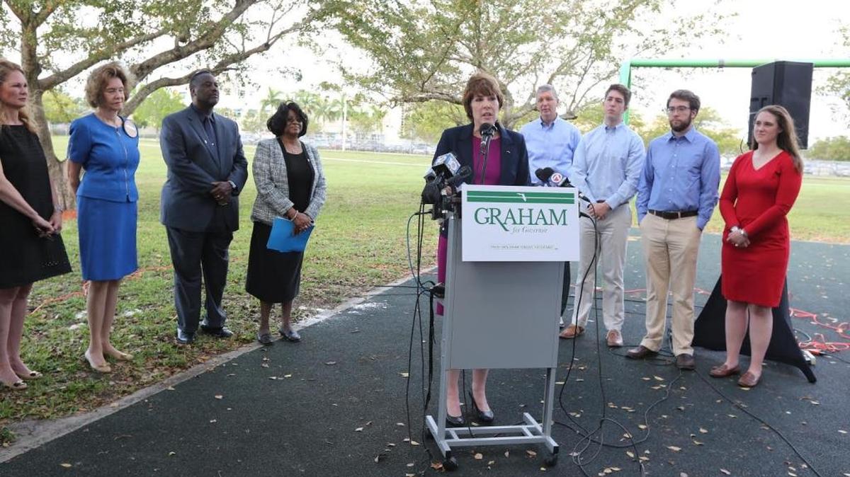 Gwen Graham announces her run for FLorida givernor on Tuesday.