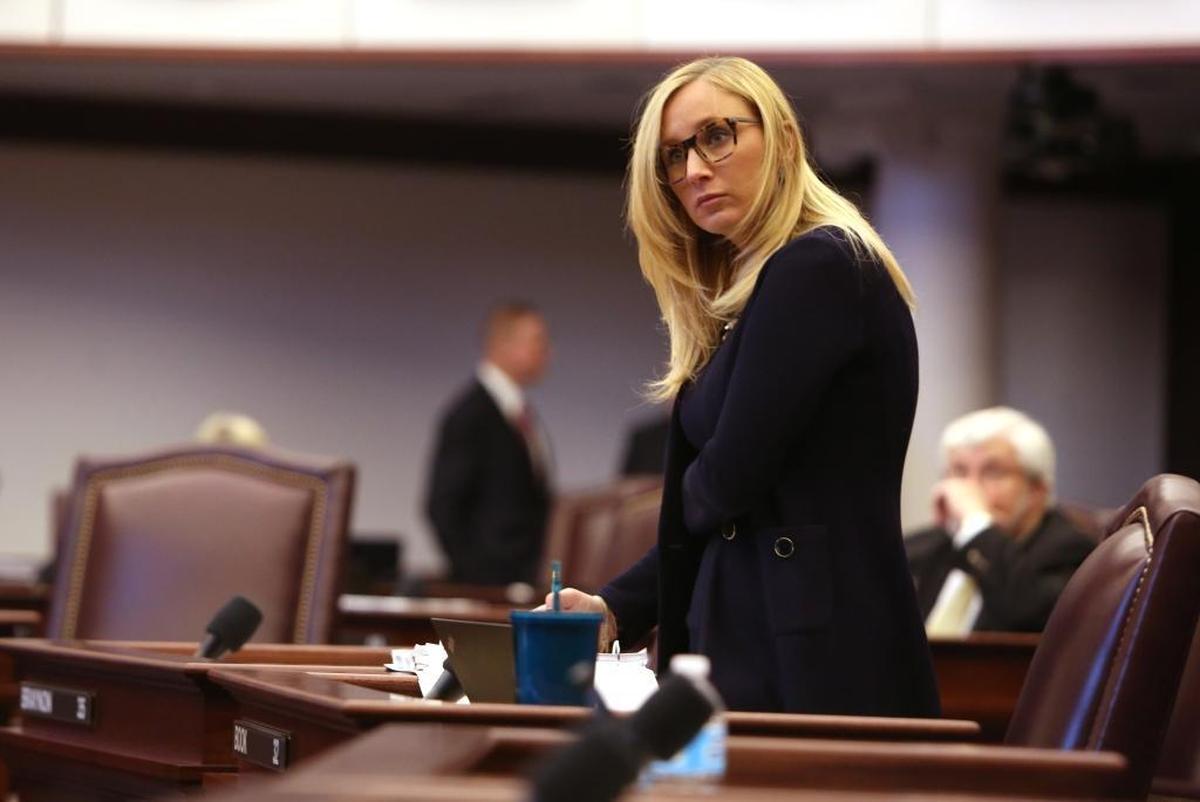 “I’ve walked around the building and you can look in women’s eyes and you just know they’re in pain. They’re terrified,” Sen. Lauren Book, D-Plantation.