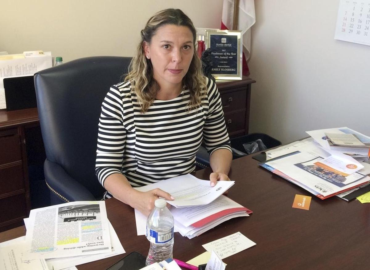 Florida State Rep. Emily Slosberg, D-Boca Raton, is the lead sponsor of a bill that would strengthen the state's ban on texting while driving.