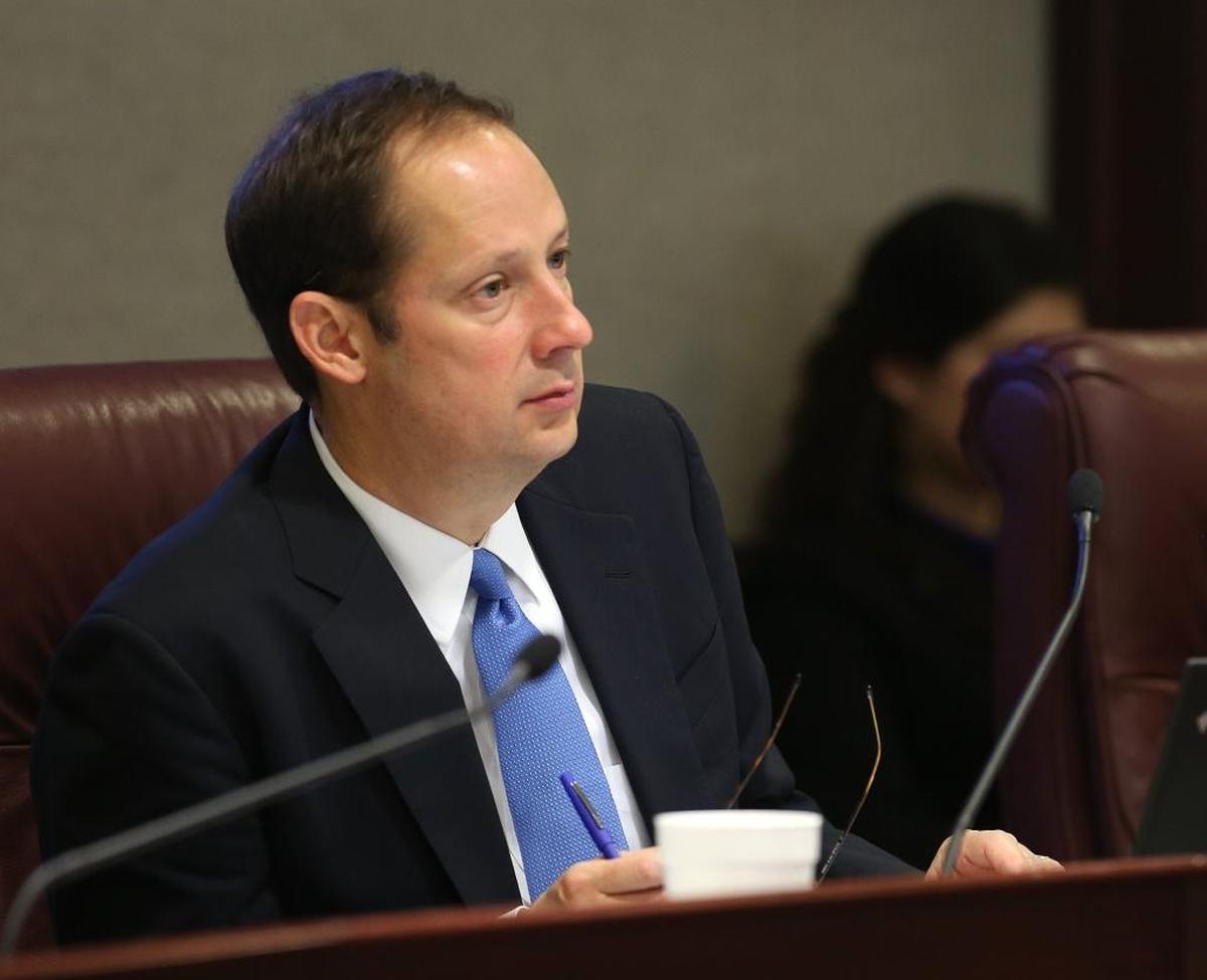 Florida Senate President Joe Negron said Thursday that he supports arming school teachers.
