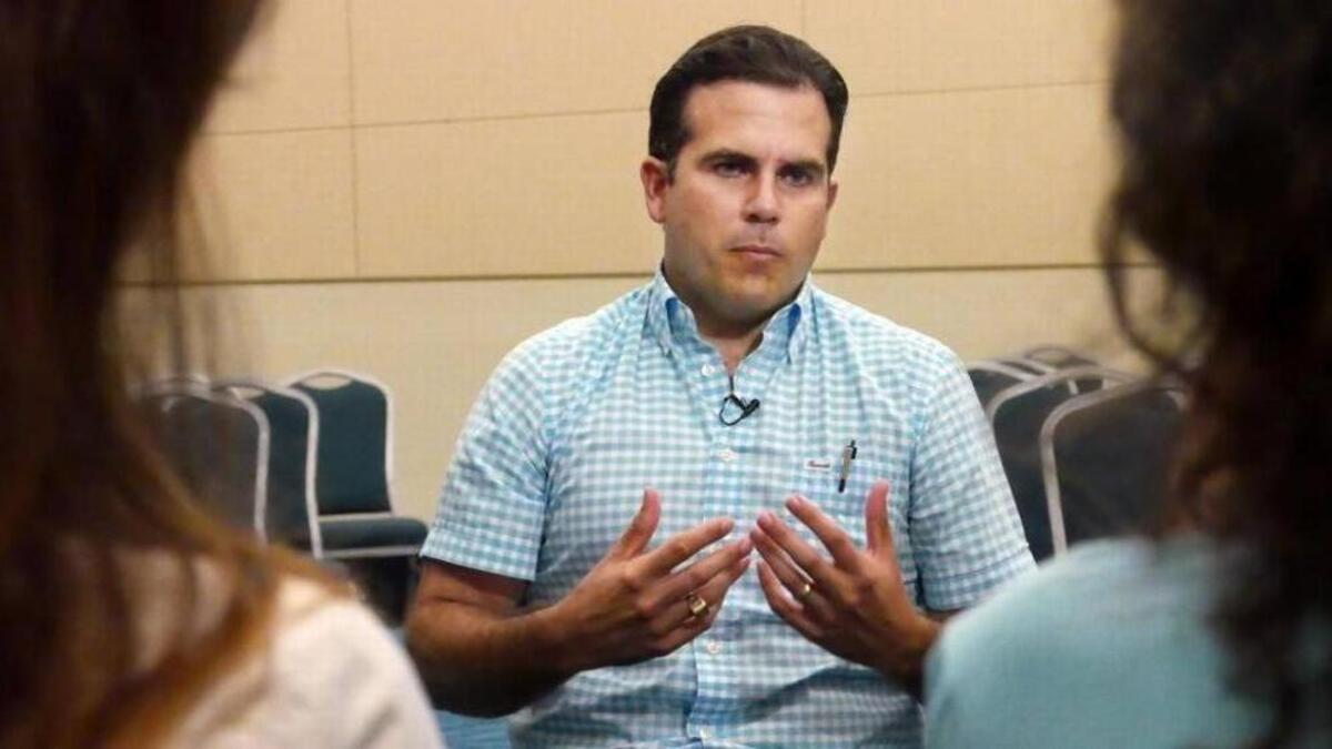 Puerto Rico Gov. Ricardo Roselló