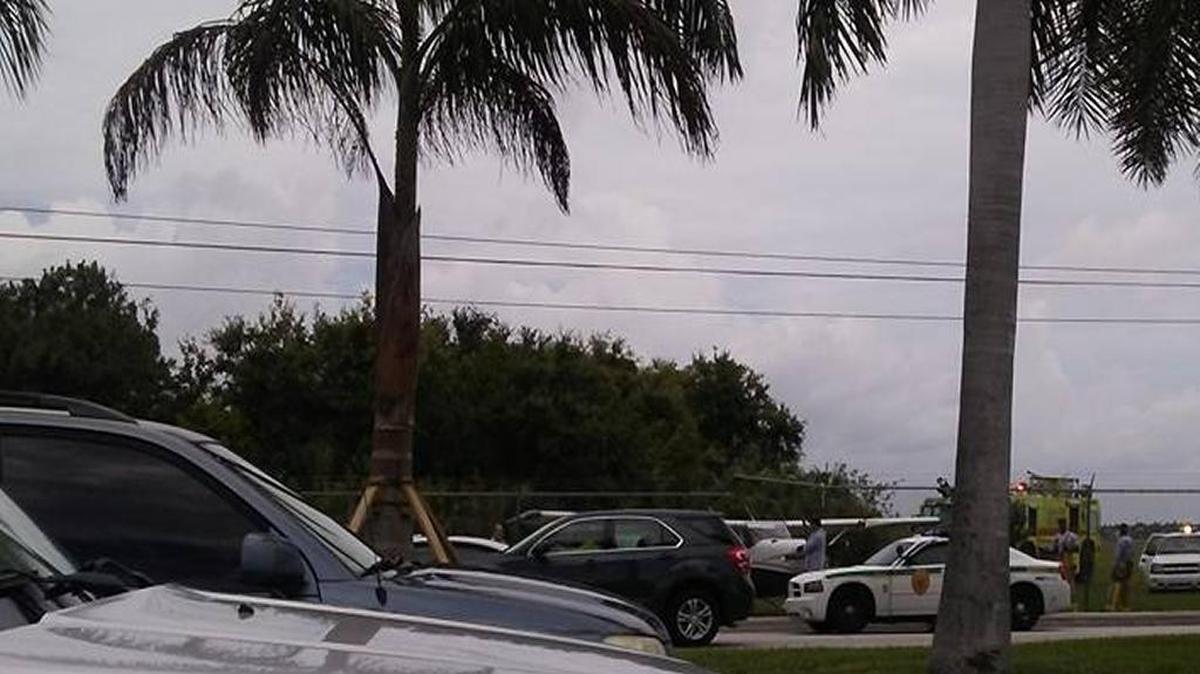 A plane was forced to make a hard landing at Miami Executive Airport on Saturday.