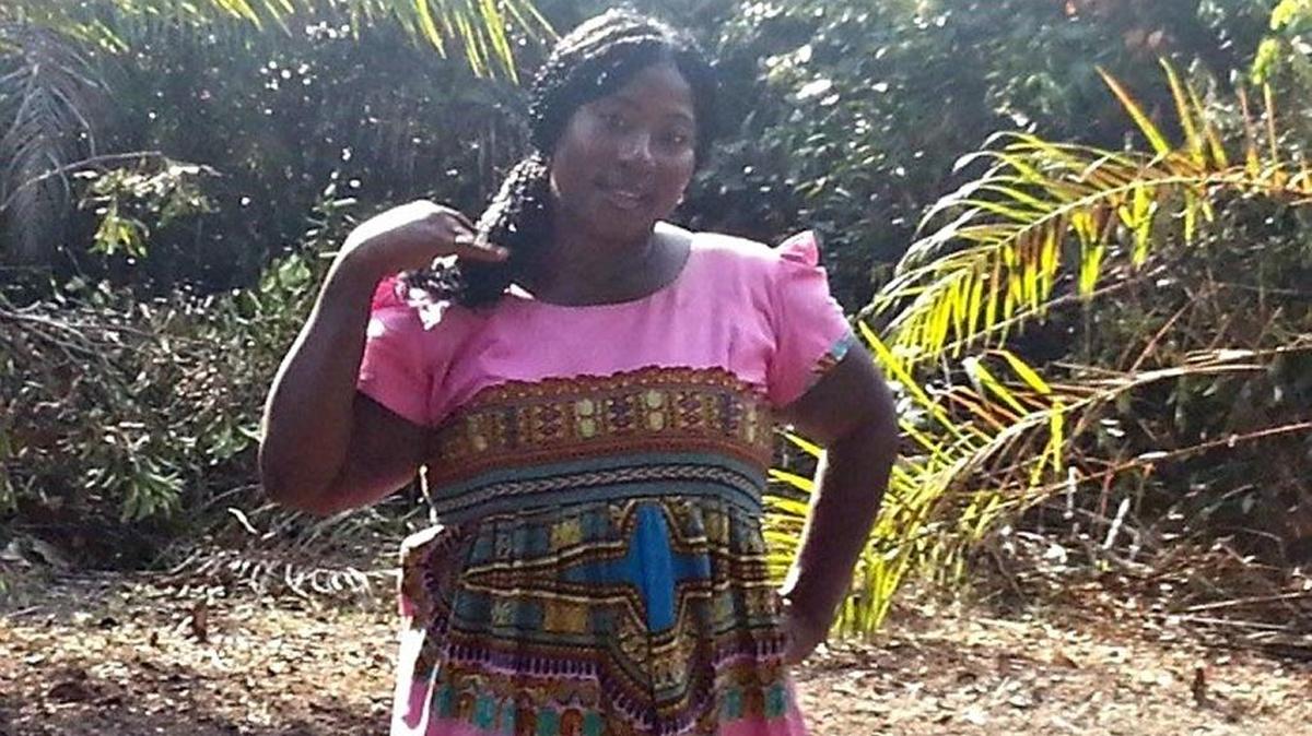 Pinky Benahgoll provided an image of herself to Bay News 9 after she decided to sponsor a village in the West African republic of Liberia in honor of her son.