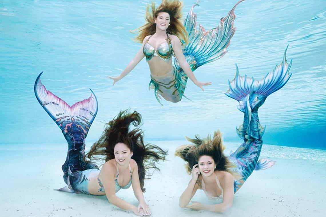 The Florida mermaids are back this holiday weekend.
