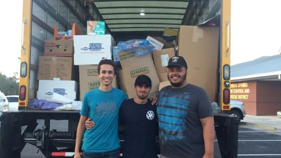 From left to right: Zak Chaouki, Lacrosse, Wis.; Christian Name, Los Angeles; Austin Thompson, Lacross Wis.