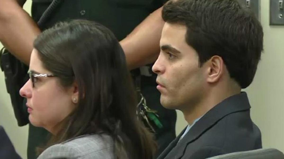 Adam Matos appears in court.