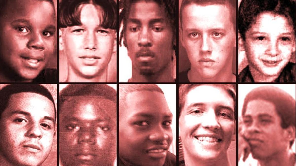 Top row, from left: Andre Sheffield, Anthony Dumas, Martin Lee Anderson, Daniel Matthews, Michael Wiltsie; bottom row: Daniel Huerta, Omar Paisley, Elord Revolte, Shawn Smith, Eric Perez. Not pictured: Willie Durden and Dillon Tyler Peak.