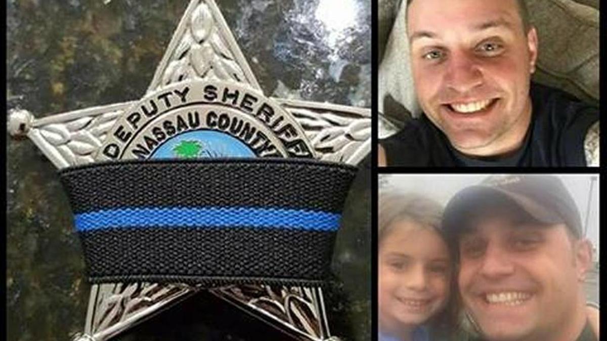 Nassau County Emergency Management tweeted this photo of fallen sheriff’s deputy Eric Oliver Tuesday: “~ 2pm NCSO will escort Dep Oliver to O-H funeral home - show your support from parking areas along SR-200 route, I-95 to Fernandina!”