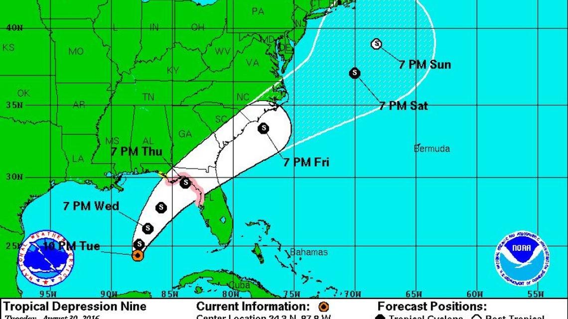 Swath of Florida Gulf Coast under hurricane watch