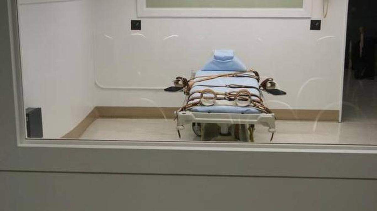 The death chamber at Florida State Prison in Starke.