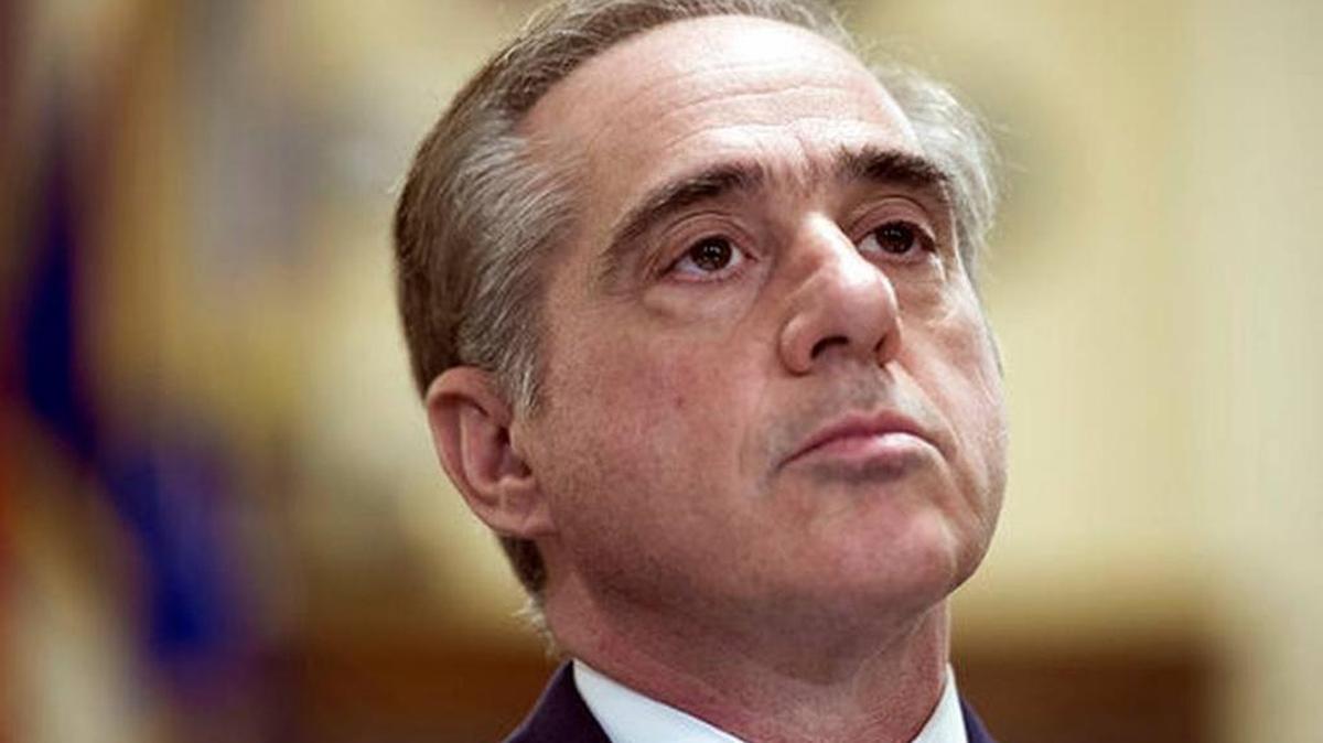 FILE- In this March 7, 2017, file photo, Secretary of Veterans Affairs David Shulkin addresses the House Veterans' Affairs Committee's hearing on the Veterans Affairs community care program on Capitol Hill in Washington. Shulkin on Thursday, April 13, pledged a top-down review at the local VA medical center after an urgent watchdog report warned that patients were being put at risk due to bad inventory practices from potentially dirty syringes to medical supply shortages.