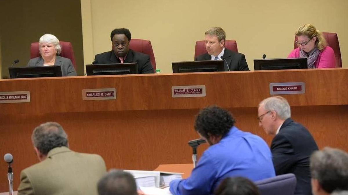 FILE: The Manatee County Commission at Jan. 26 public hearing on Mosaic’s proposal to expand mining operations in East Manatee.