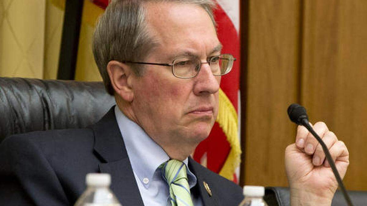 FILE- In this May 19, 2015, file photo, House Judiciary Committee Chairman Rep. Bob Goodlatte, R-Va., listens to testimony on Capitol Hill in Washington. House Republicans on Monday, Jan. 2, 2017, voted to eviscerate the Office of Congressional Ethics. Under the ethics change pushed by Goodlatte, the independent body would fall under the control of the House Ethics Committee, which is run by lawmakers.