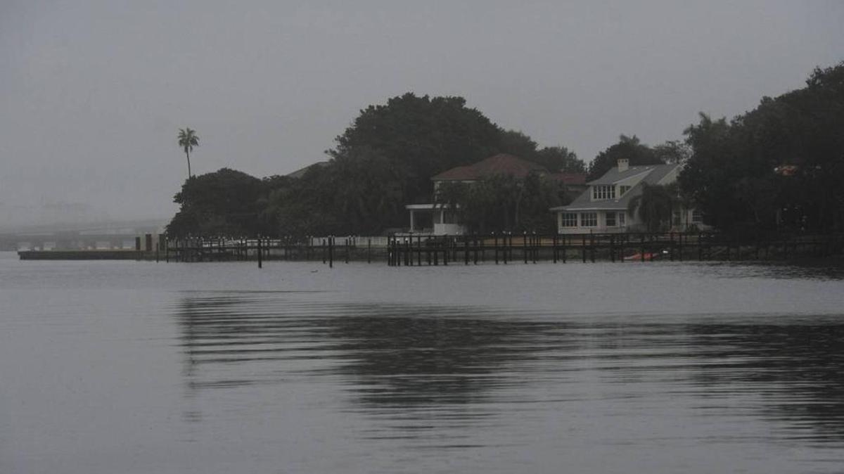 Homes in the Point Pleasant neighborhood look out over the Manatee River.