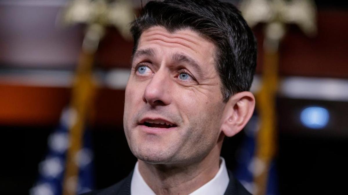 House Speaker Paul Ryan, R-Wis., announces that he is abruptly pulling the troubled Republican health care overhaul bill off the House floor, at the Capitol in Washington, Friday, March 24, 2017. Just a few months ago, Republicans were cheering their good fortune, an all-Republican monopoly in Washington and the opportunity to push a conservative agenda to remake the federal government. After the health care vote, it’s clear winning can’t overcome the deep divisions in their ranks.