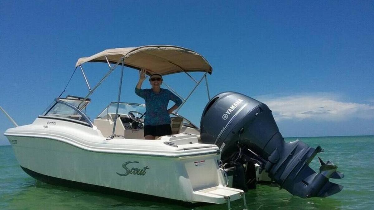 Tom Ney and his boat