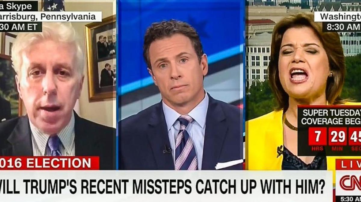 GOP strategist Ana Navarro criticizes Trump supporter during CNN interview with Chris Cuomo in June.