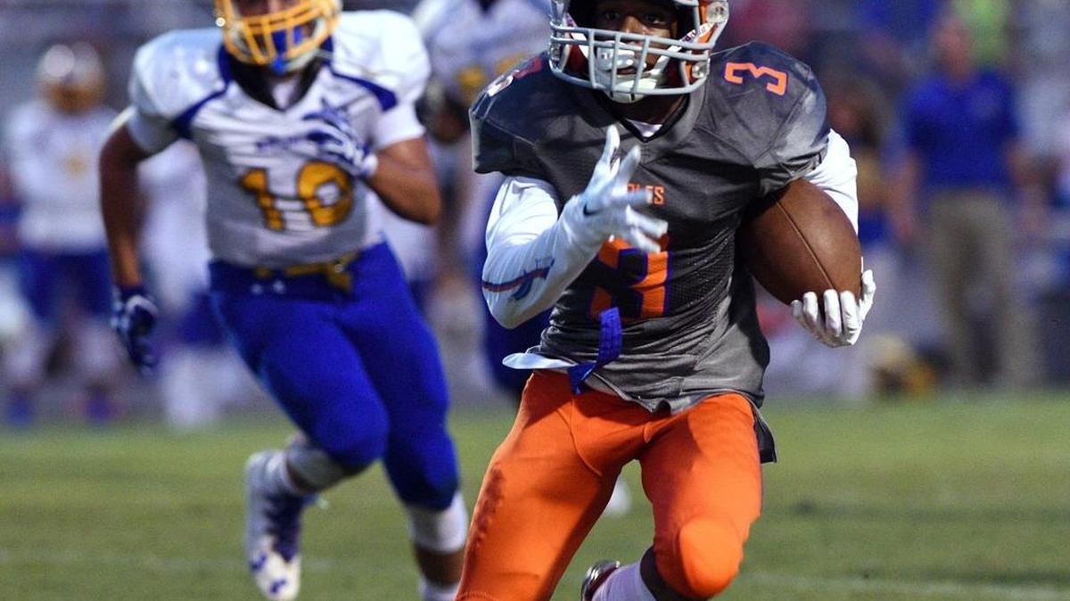 Southeast’s Tyler Stevenson has plenty of room to run during last season’s game against Bayshore.