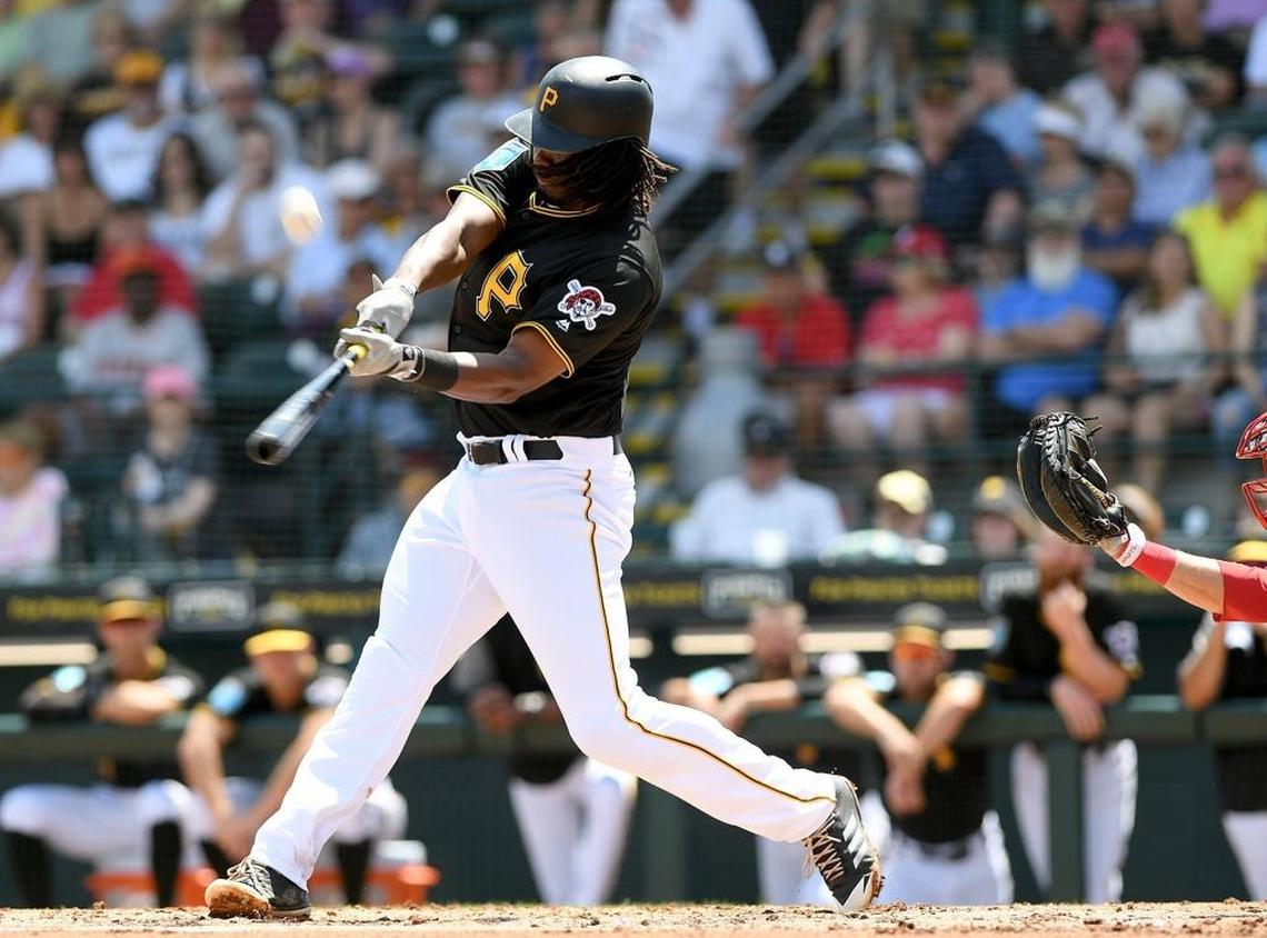 Pirates first baseman Josh Bell had one hit in two at-bats Monday against the Phillies to raise his spring average to .292.