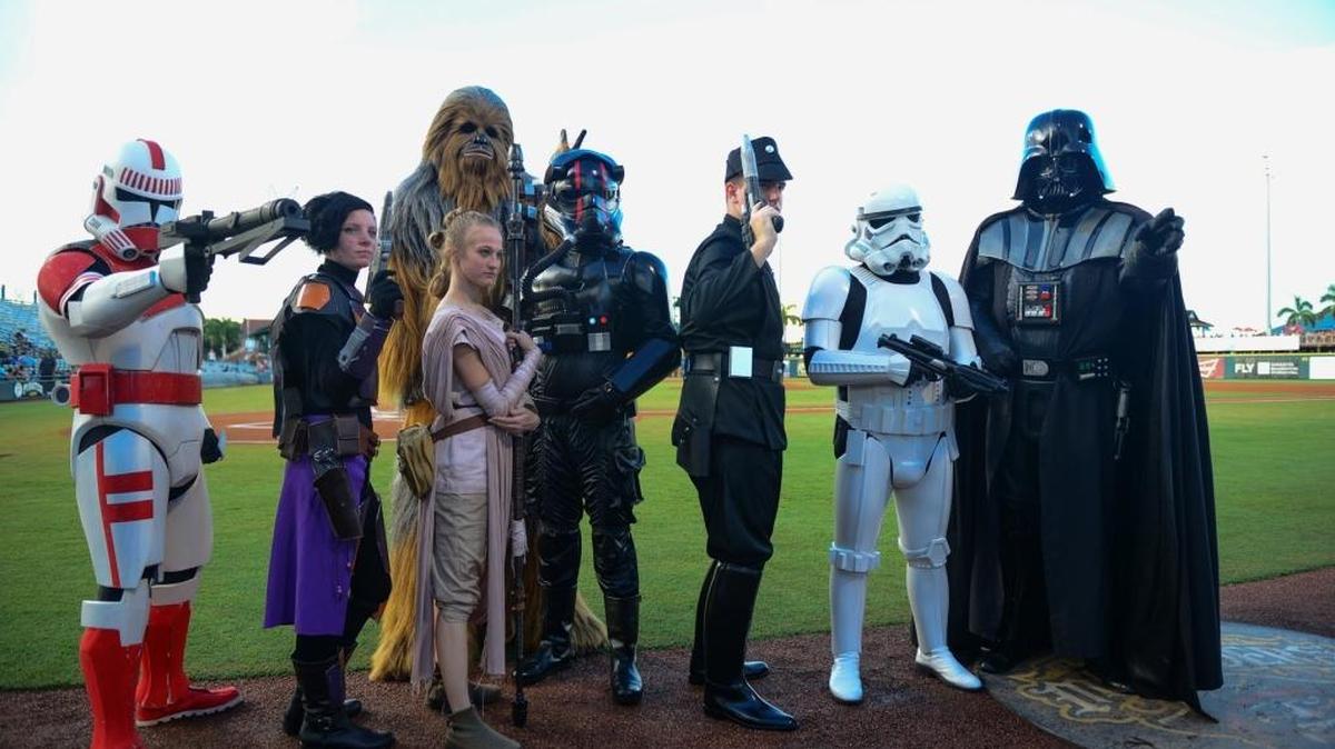 Plenty of fans showed up for Star Wars Night at the Bradenton Marauders game last year. They will get another chance at the costume contest on Saturday when the Marauders host the popular theme night once again.
