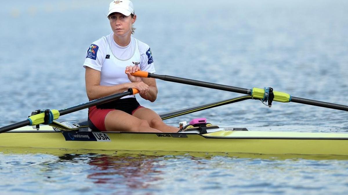 Team USA’s Mary Jones took the bronze medal Friday in the lightweight women’s sculls at the World Rowing Championships at Nathan Benderson Park.