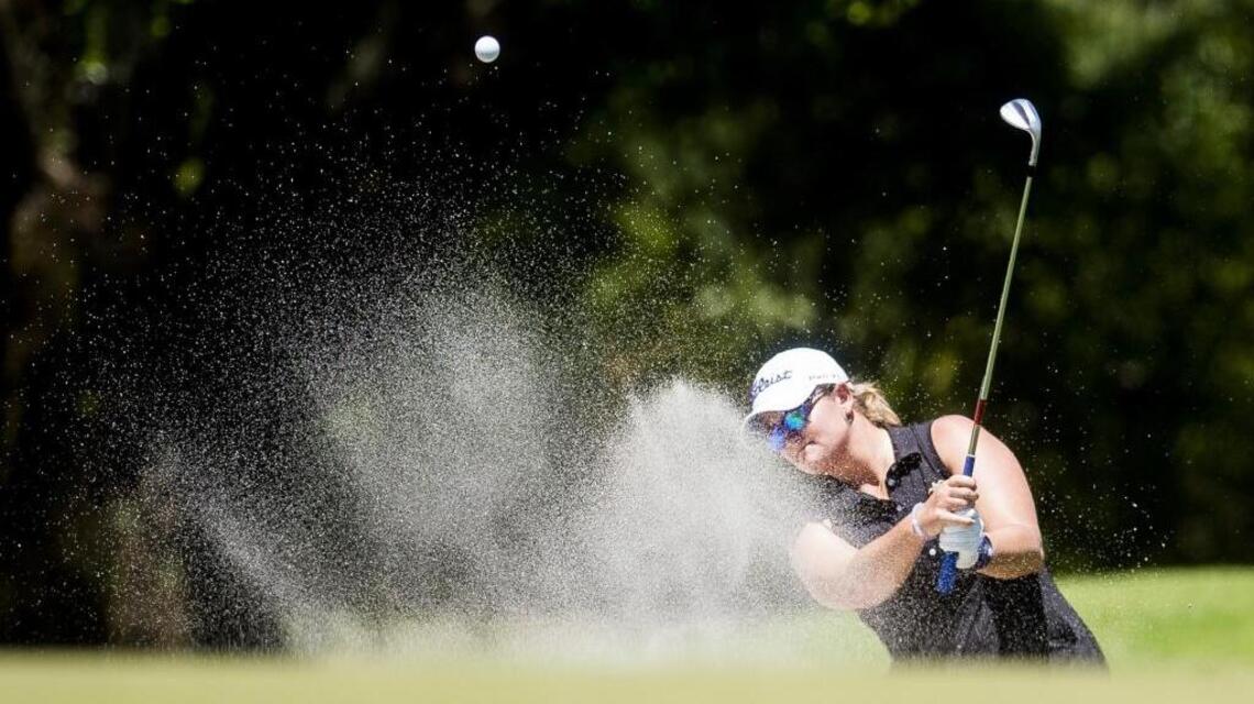 Two tied for lead at LPGA Symetra Tour’s Sara Bay Classic after windy first round