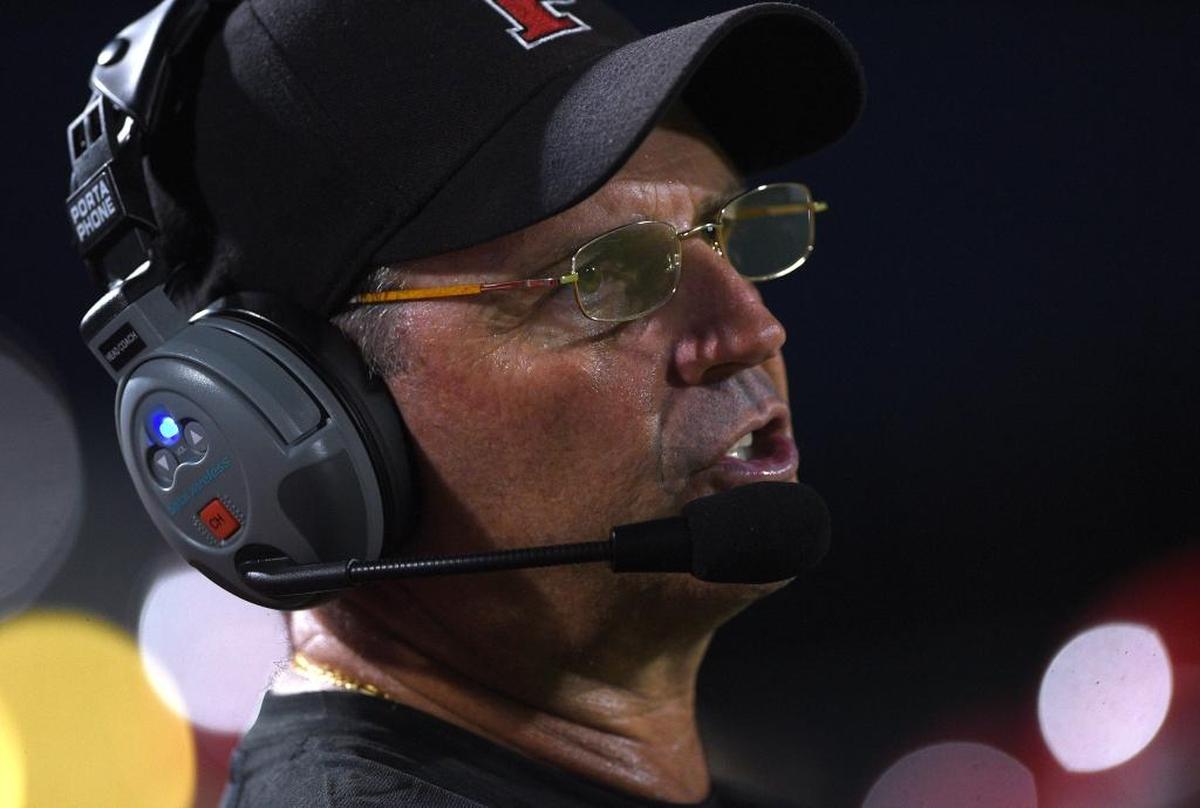 Palmetto head coach Dave Marino