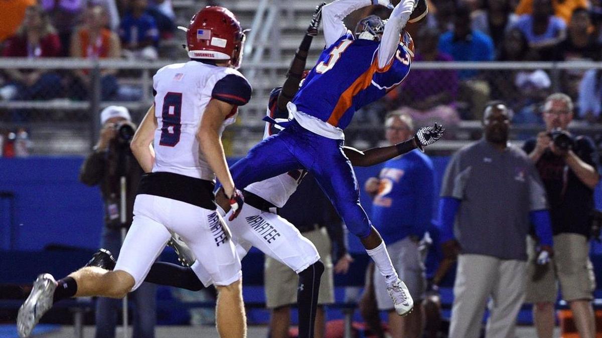 Tyler Stevenson, a first-team all-area selection by the Bradenton Herald last season, will be the focal point of Southeast’s offense in 2017 as a versatile slot back.