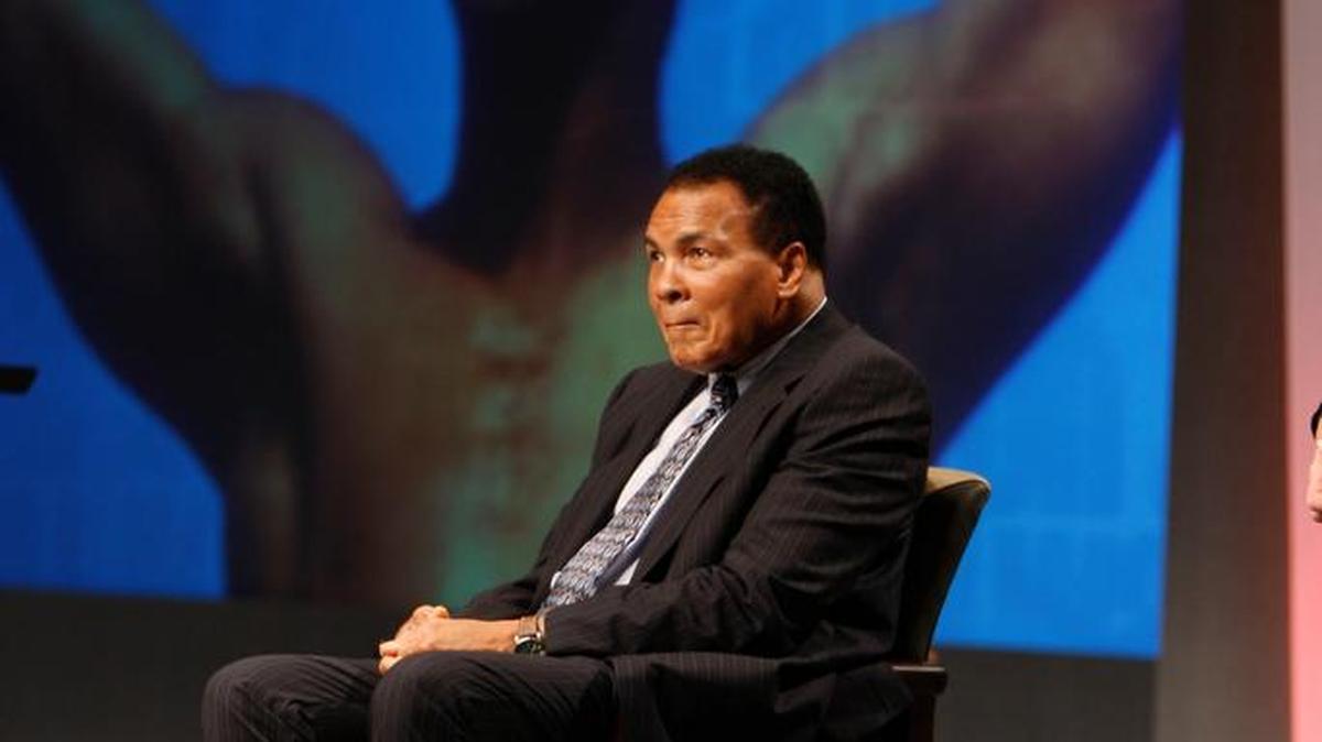 Muhammad Ali attends an announcement marking a new philanthropic initiative between Alltech, of World Equestrian Games fame, and the Muhammad Ali Center Global Education and Charitable Fund in Lexington, Ky., on May 19, 2009.