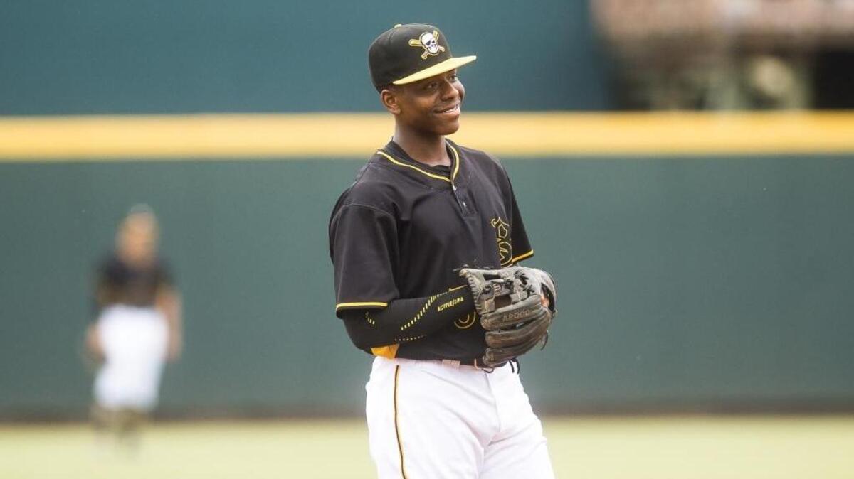 Bradenton Marauders third baseman Ke'Bryan Hayes, shown during a game in May, went 2 for 4 with two RBIs and two runs scored on Friday against the Florida Fire Frogs at LECOM Park in Bradenton.