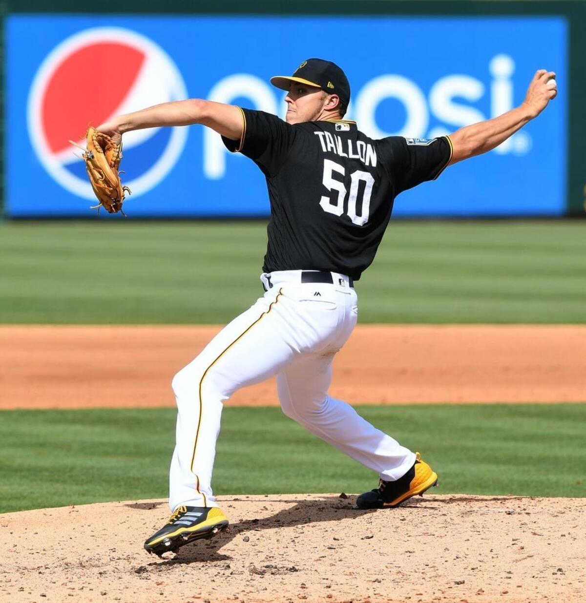 Jameson Taillon worked two innings and struck out three for the Pirates on Monday.