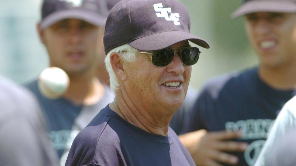 Former State College of Florida baseball coach Tim Hill, shown in 2010, was inducted into the American Baseball Coaches Association Hall of Fame on Friday.