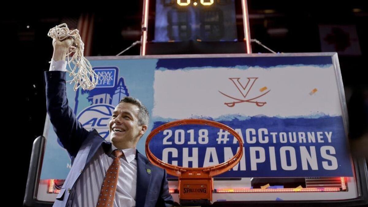 ACC champion Virginia and coach Tony Bennett head into the NCAA tournament as the overall No. 1 seed.