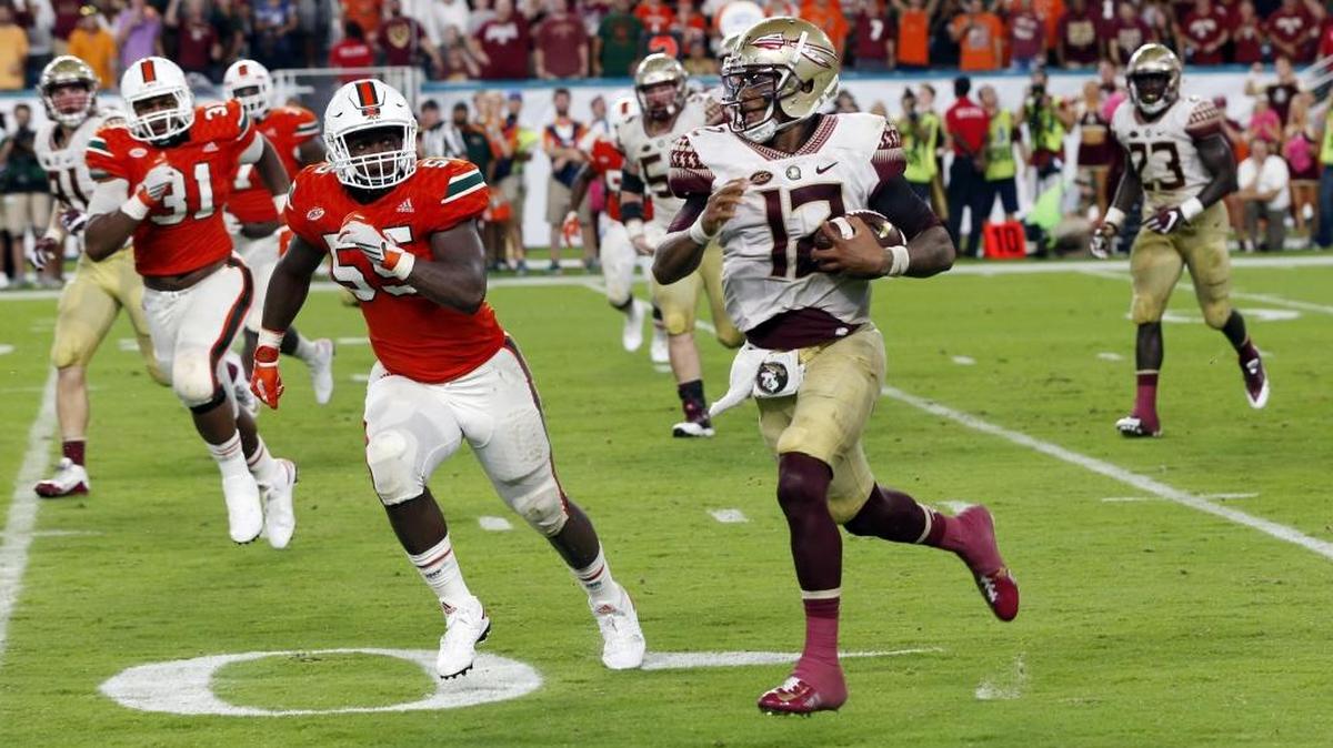 Florida State quarterback Deondre Francois has rushed for an average of 42.7 yards over the past three games, and he was 10 of 11 for 144 yards in the crucial third quarter against Miami.