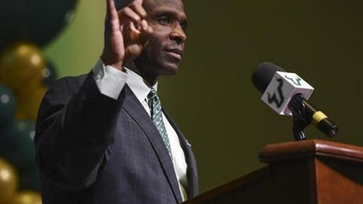 University of South Florida football coach Charlie Strong, hired in December, was blasted by a Tampa judge after two of his players were arrested in recent months.