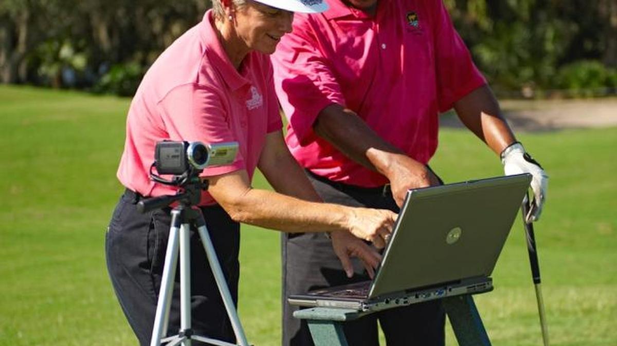Video analysis is available at University Park Country Club's clinics and golf schools throughout the holiday season.