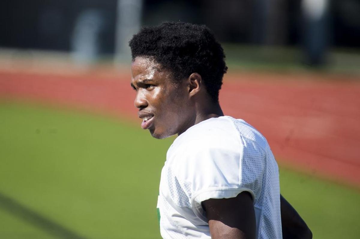 Demetrius Davis and his Saint Stephen’s teammates take a 6-0 record into Friday’s SSAC playoff game against Bishop McLaughlin.