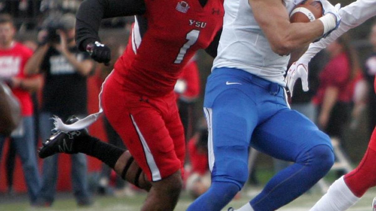 Eric Thompson has been a fixture all over the field during his career at Youngstown State, primarily playing a hybrid between a defensive back and a linebacker.