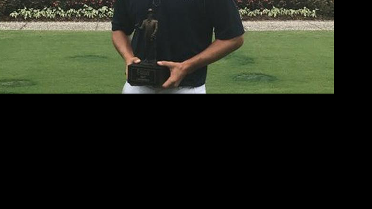 University of North Florida golfer Philip Knowles won the trophy in the 18th annual Players Amateur on Sunday in Bluffton, S.C.