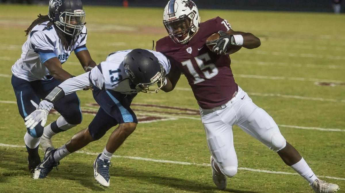 Braden River junior Knowledge McDaniel had 75 receptions for 1,360 yards and 14 touchdowns. He also added four scores and 245 yards on the ground.