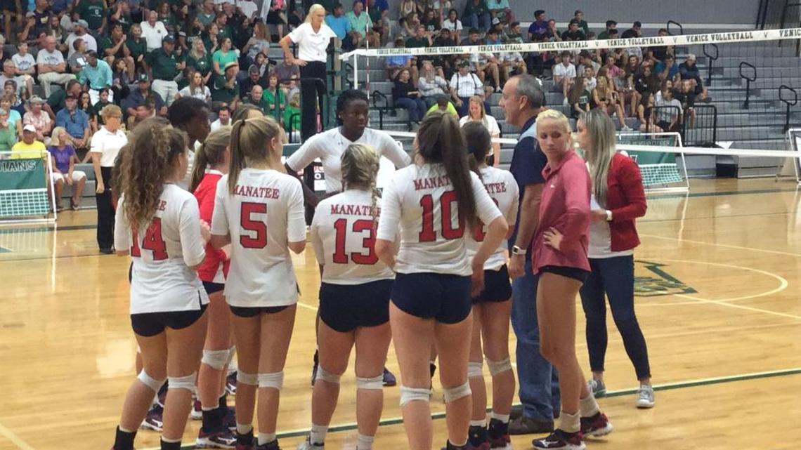 Venice rallies from two sets down to end Manatee’s volleyball season