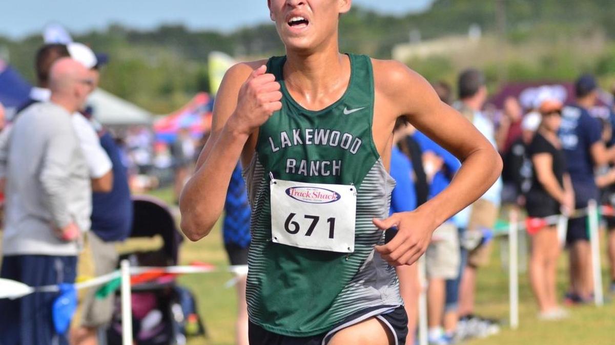 After battling through a foot injury during the postseason in 2015, John Rivera has led Lakewood Ranch back to the state cross country meet this month. The championships are scheduled for Saturday in Tallahassee.
