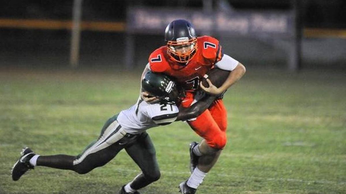 Dominick Otteni combined for four touchdowns with his arm and his legs during Bradenton Christian’s loss to Deltona Trinity Christian Academy.