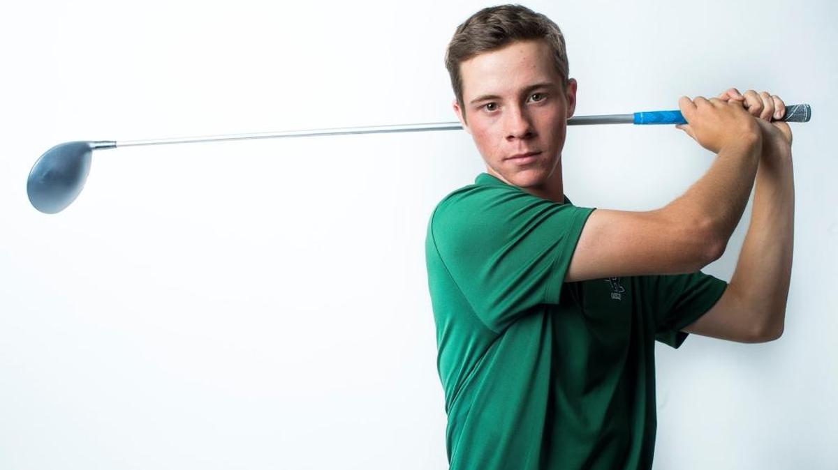 Lakewood Ranch golfer Drew Angelo poses for a portrait Dec. 14, 2016. He won third-place individual honors over the weekend at the Honda Classic High School Invitational at PGA National in West Palm Beach.