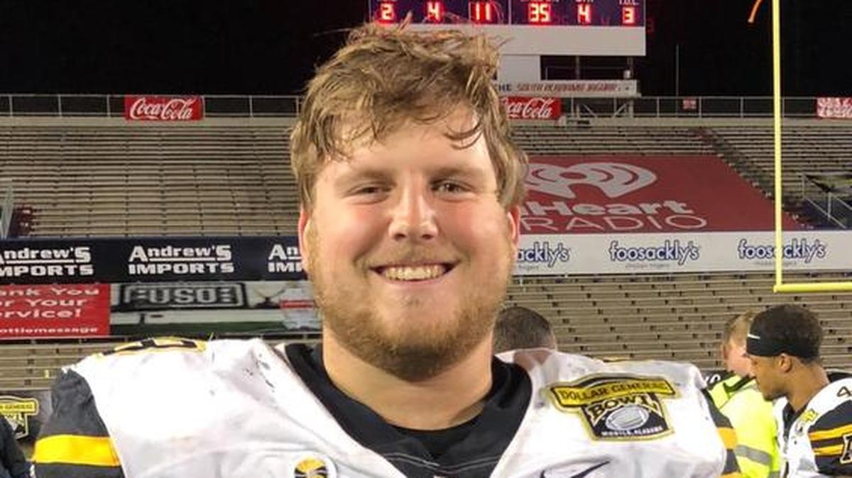 Former Braden River High standout Ryan Neuzil anchored Appalachian State’s offensive line to a third-straight 300-plus yard rushing performance during a 34-0 victory over Toledo in the Dollar General Bowl.