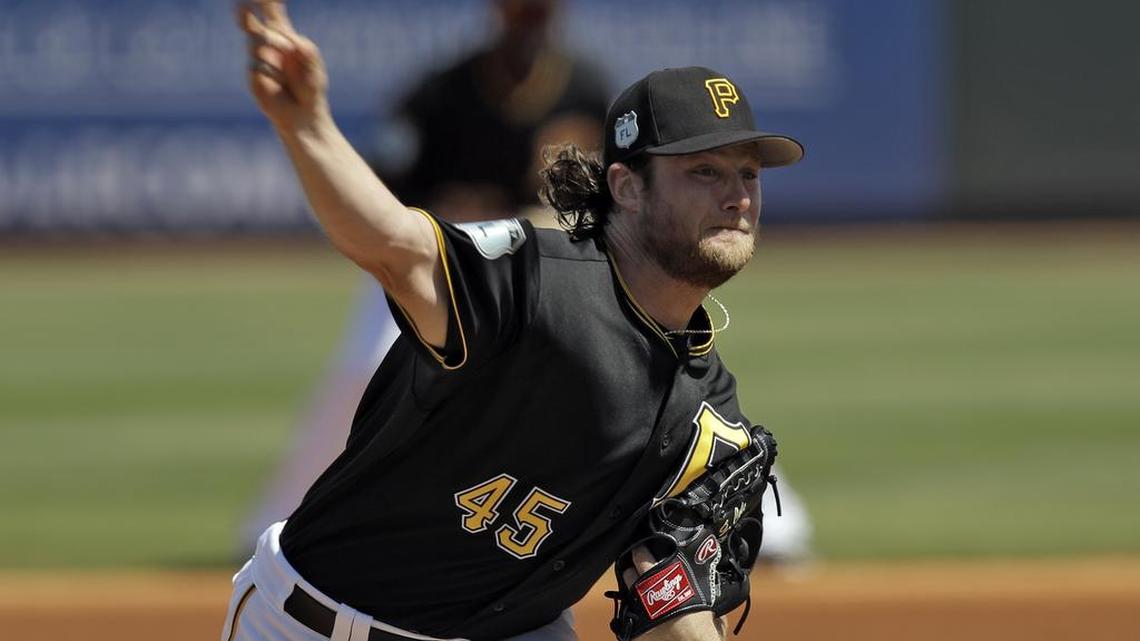 Gerrit Cole takes mound for Pirates against Blue Jays in Bradenton