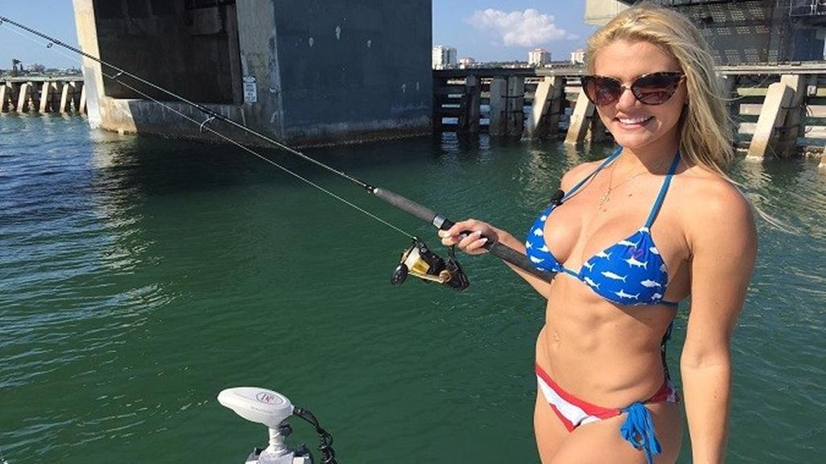 Fishing with Playboy model Marissa Everhart is a new charter option for Hit and Run Charters in Tierra Verde.