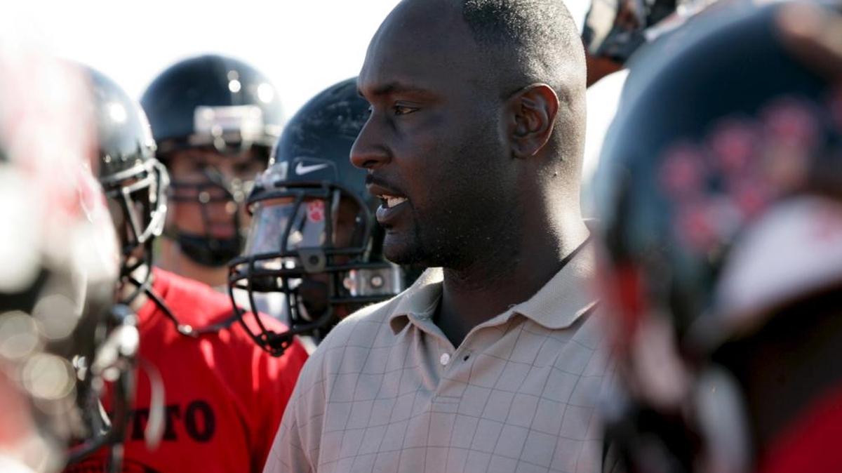 Raymond Woodie, seen here coaching Palmetto High School, is on track to be one of Oregon’s best recruiters ever.